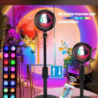 USB Romantic 22-Colors Content Creation Sunset Lamp/Light