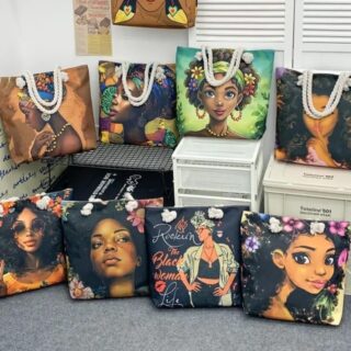Thick Cotton Girlypop Tote Bags