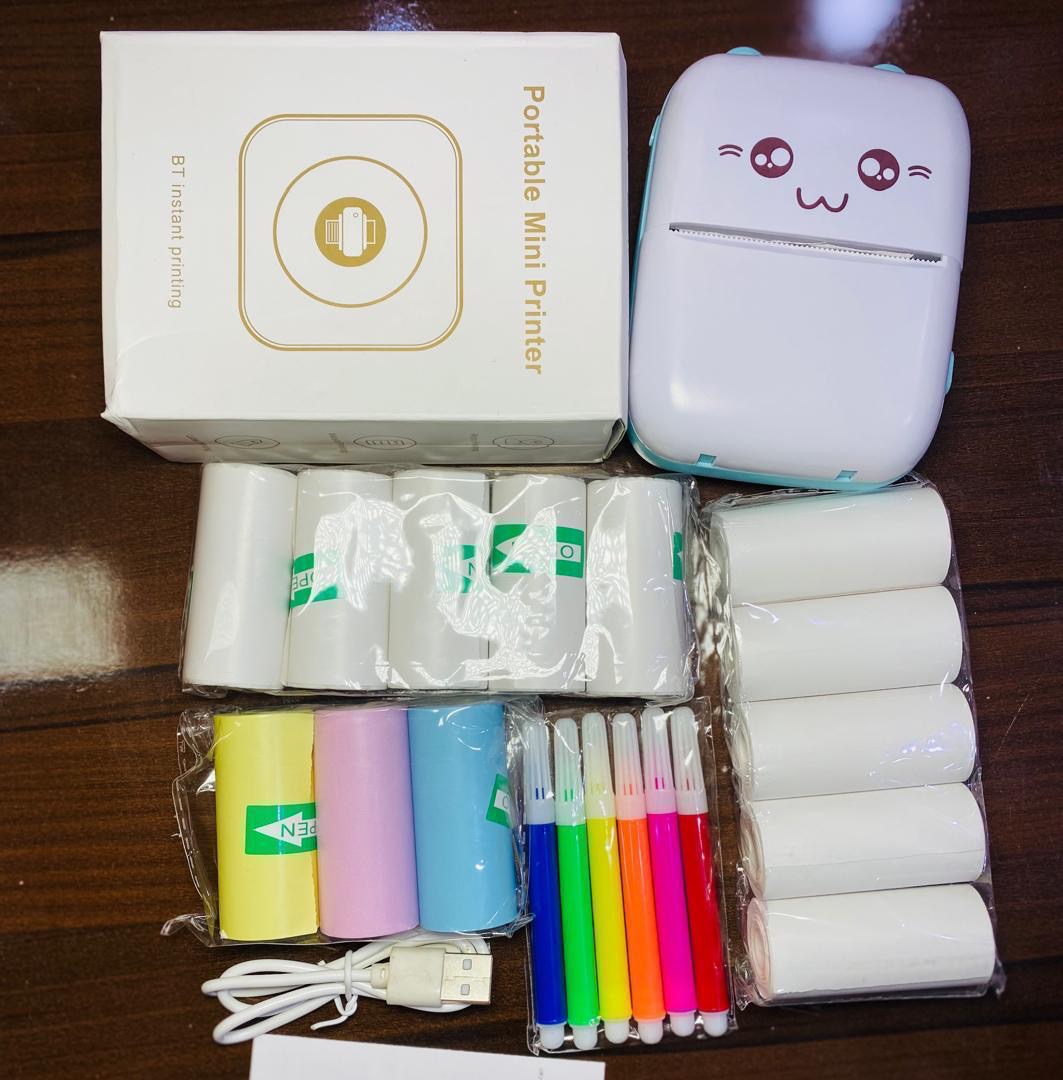 Portable Mini Printer Set
