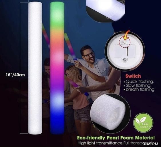 Light-Up Foam Sticks