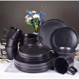 16pcs Original Stone Glass Ware Dinner Set