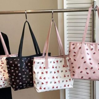 Girly Berry Tote Bag
