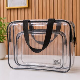 2in1 Transparent Makeup Bag