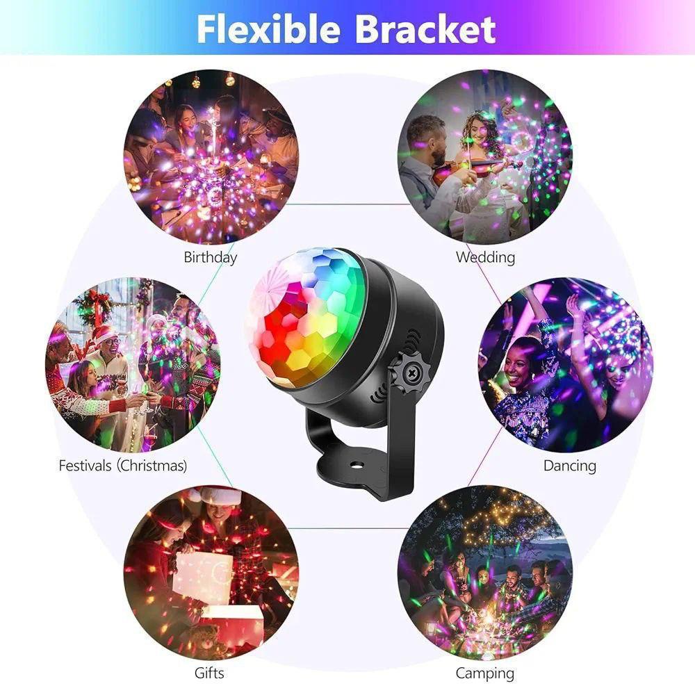 LT-910 Portable RGB LED USB Projector Party Light 🌈✨🎶