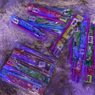 Pencil pack for souvenir (pencil, ruler, eraser, sharpener)