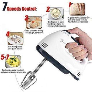 Scarlet Super Hand Mixer (7-Speed) 🥣⚡🍰
