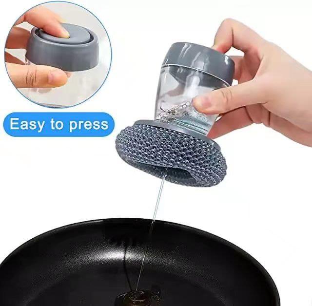 Iron Sponge with Soap Dispenser