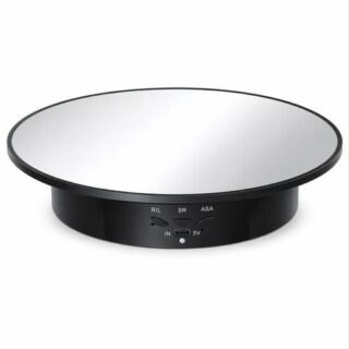 12-Inch 360° Electric Mirror Turntable (25A)