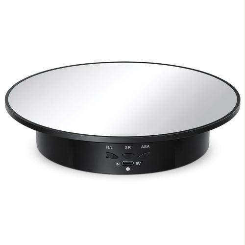 12-Inch 360° Electric Mirror Turntable (25A)