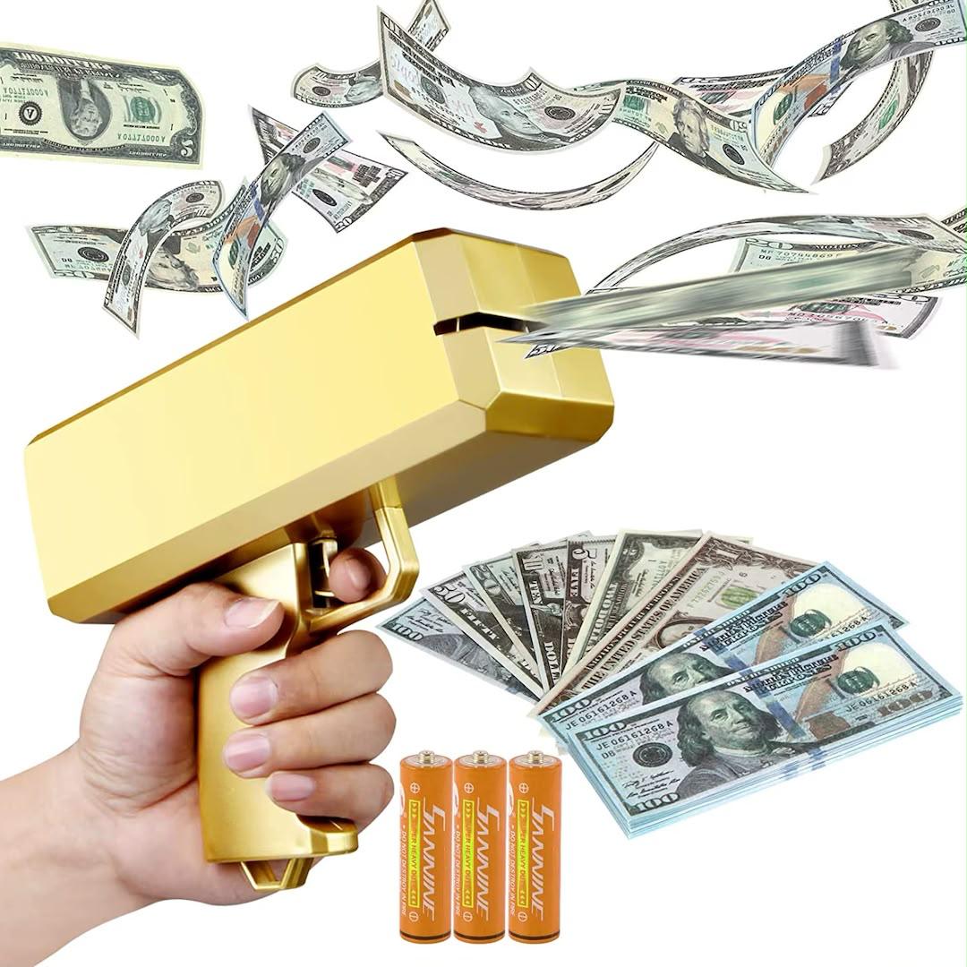 Golden Money Gun