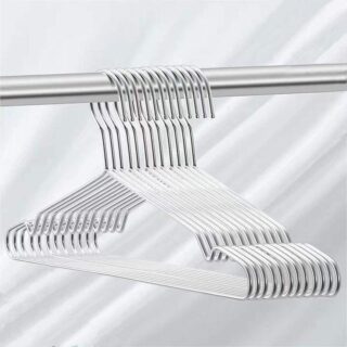 Pure Stainless Cloth Hanger (10 Pieces) 👕✨