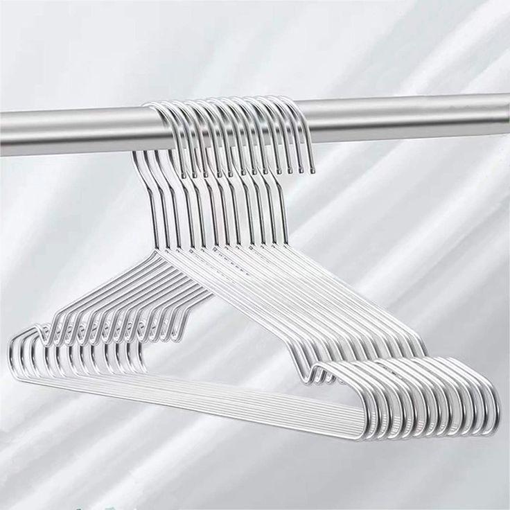 Pure Stainless Cloth Hanger (10 Pieces) 👕✨