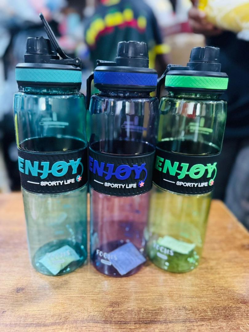 Screw-Covered Enjoy Sporty Water Bottle 💧🏃