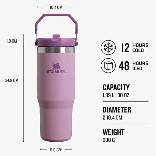 Original ICEFLOW Flip Straw Stanley Quencher H2.0 FlowState (40oz / 1.18L) 🧊🥤