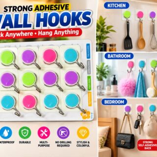 12-in-1 Wall Hook 🏠✨