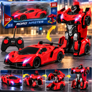 Road Master Transforming RC Robot Car