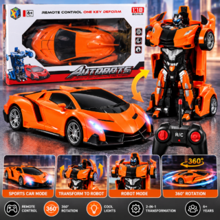 AutoBots Transforming RC Car – Remote Control Robot Toy