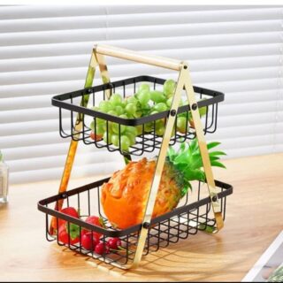 2 Tier Fruit Basket / Storage Rack
